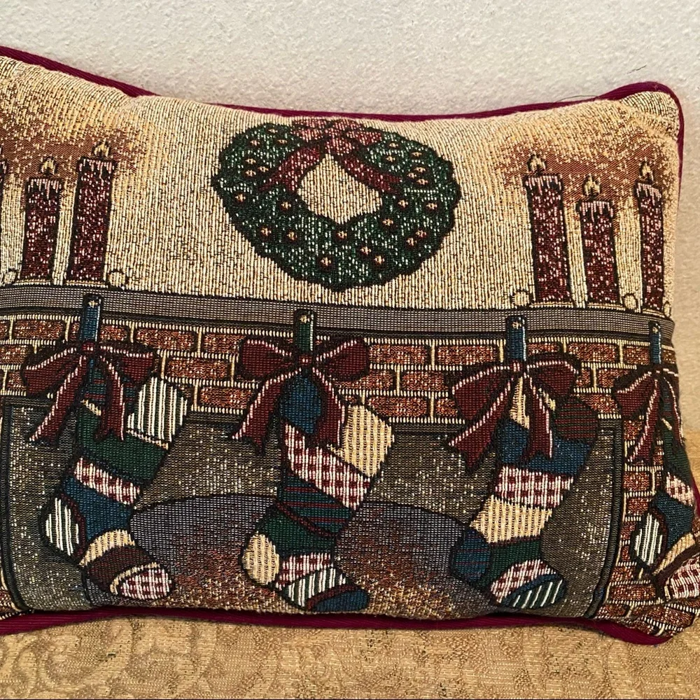 Holiday Tapestry Pillow